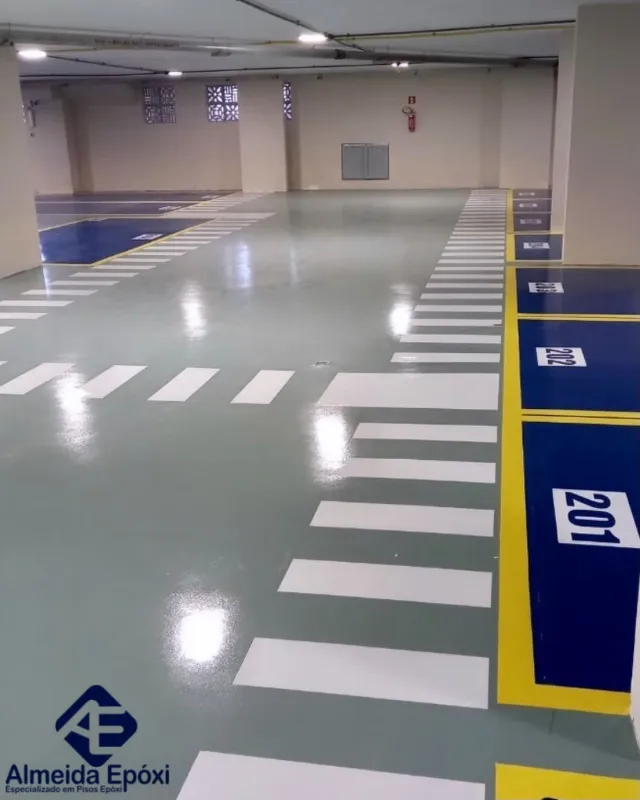 Pintura piso de garagem